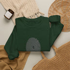 Christian Crewneck Sweatshirt "Heavenly Crafted" Fingerprint Pullover, Psalm 139 Identity Apparel, Unique Faith Graphic Sweatshirt