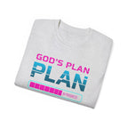 God’s Plan Graphic Tee – Retro Tape Design (Romans 8:28)