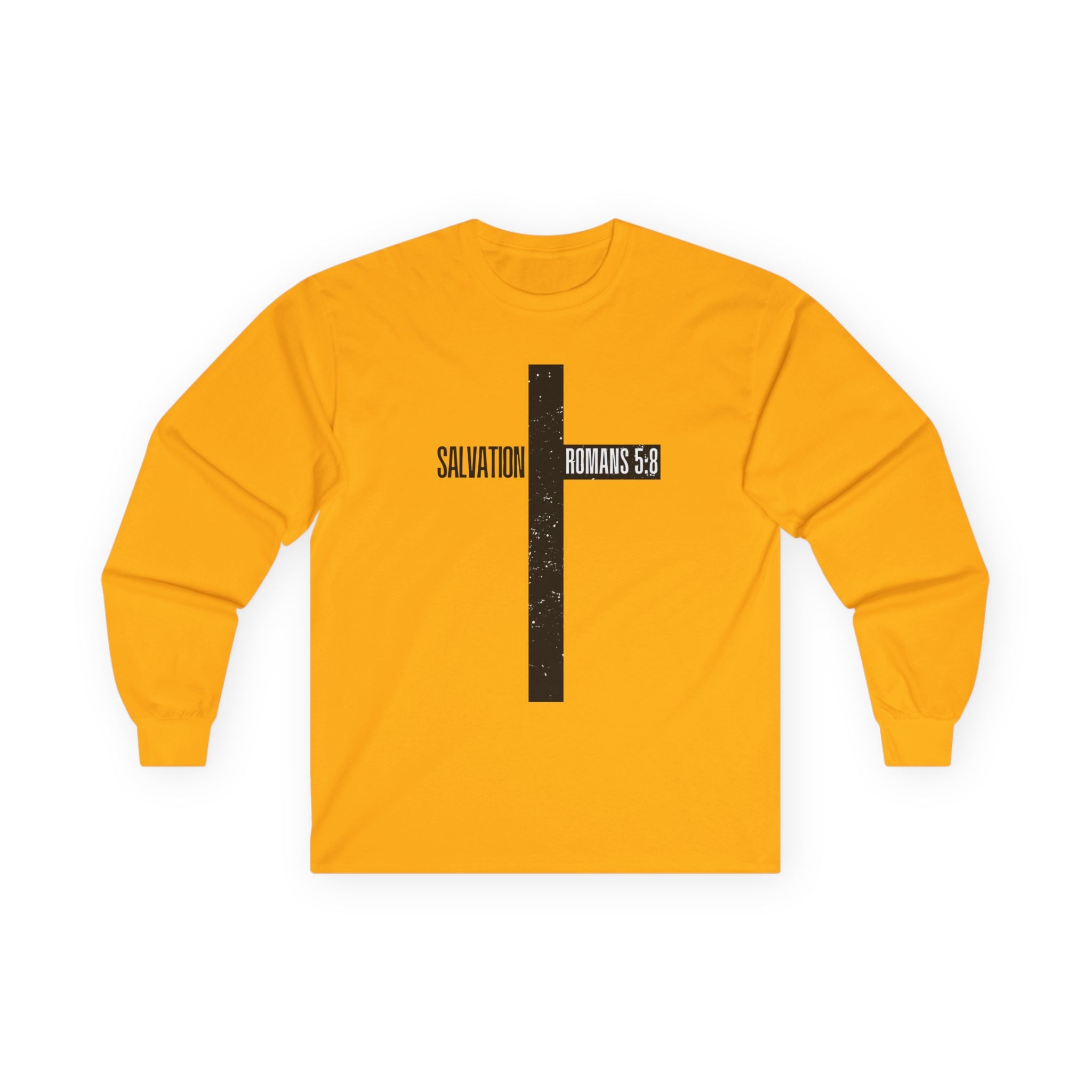 Salvation Romans 5:8 Cross Long Sleeve Tee