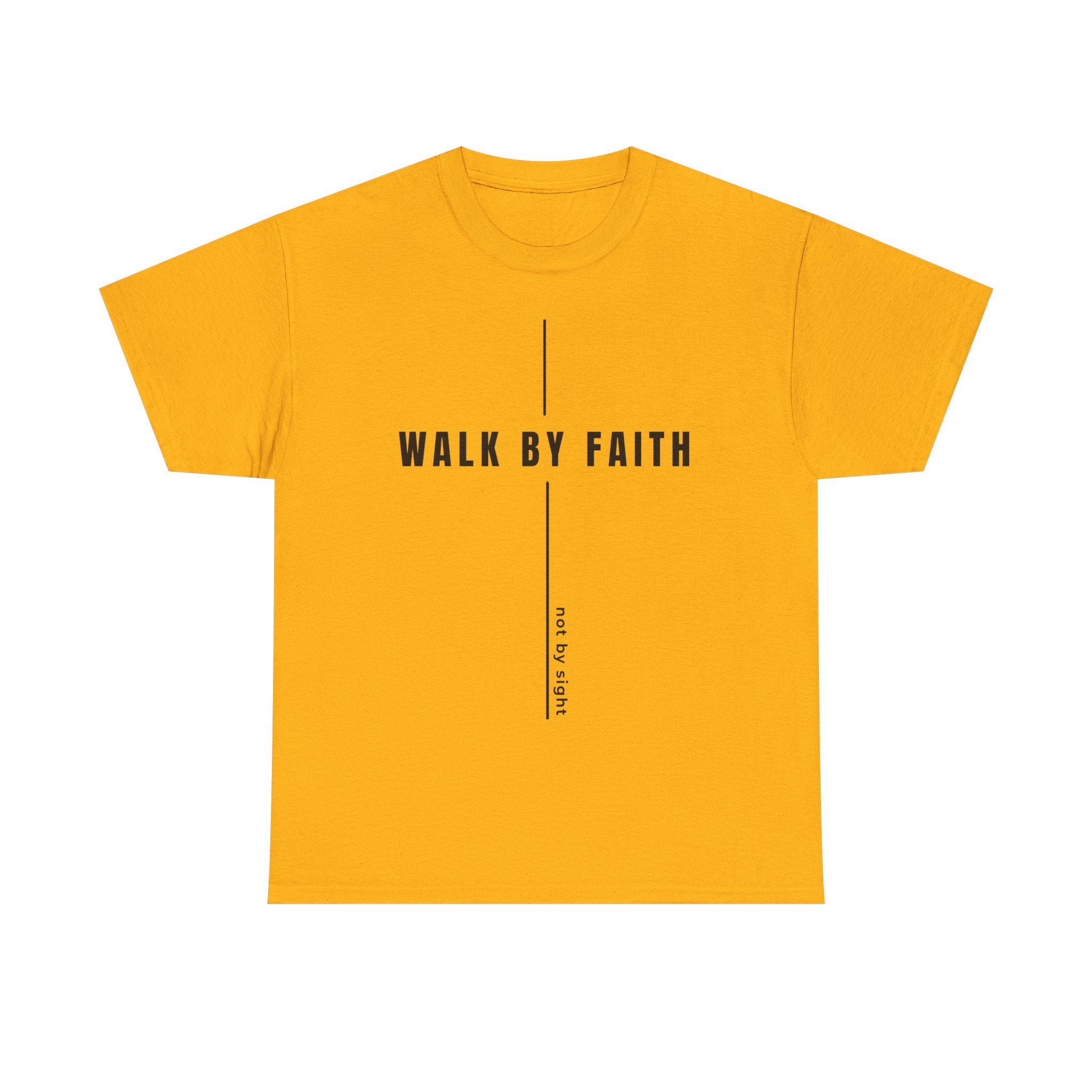 Christian 'Walk By Faith' Tee — Inspirational Faith T-Shirt