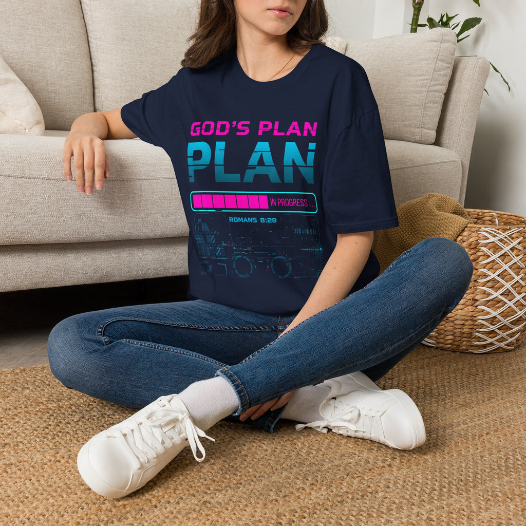 God's Plan 'In Progress' T-Shirt — Christian Faith Graphic Tee