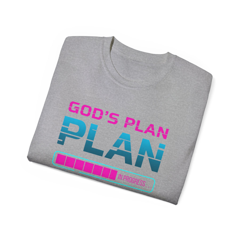 God’s Plan Graphic Tee – Retro Tape Design (Romans 8:28)