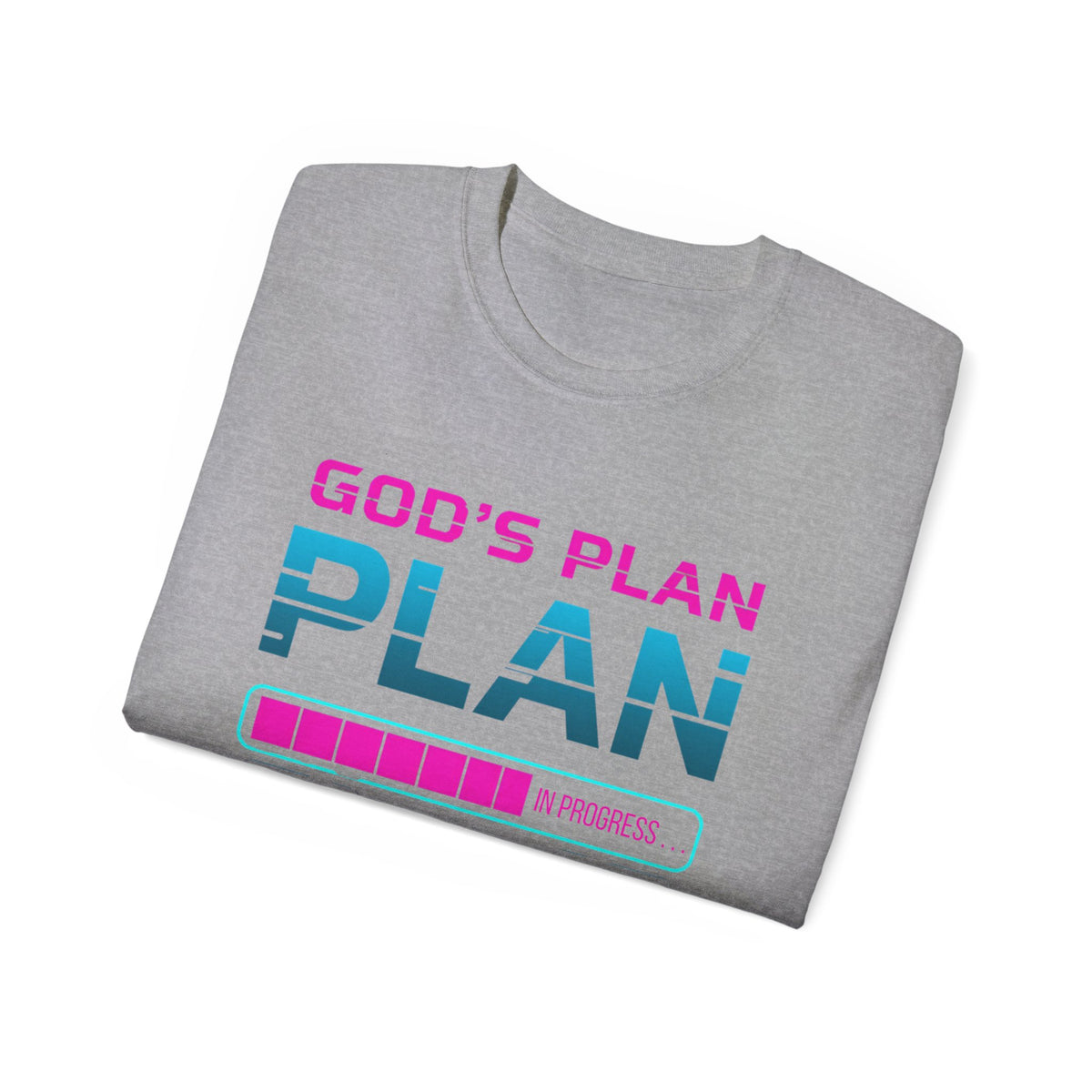 God’s Plan Graphic Tee – Retro Tape Design (Romans 8:28)
