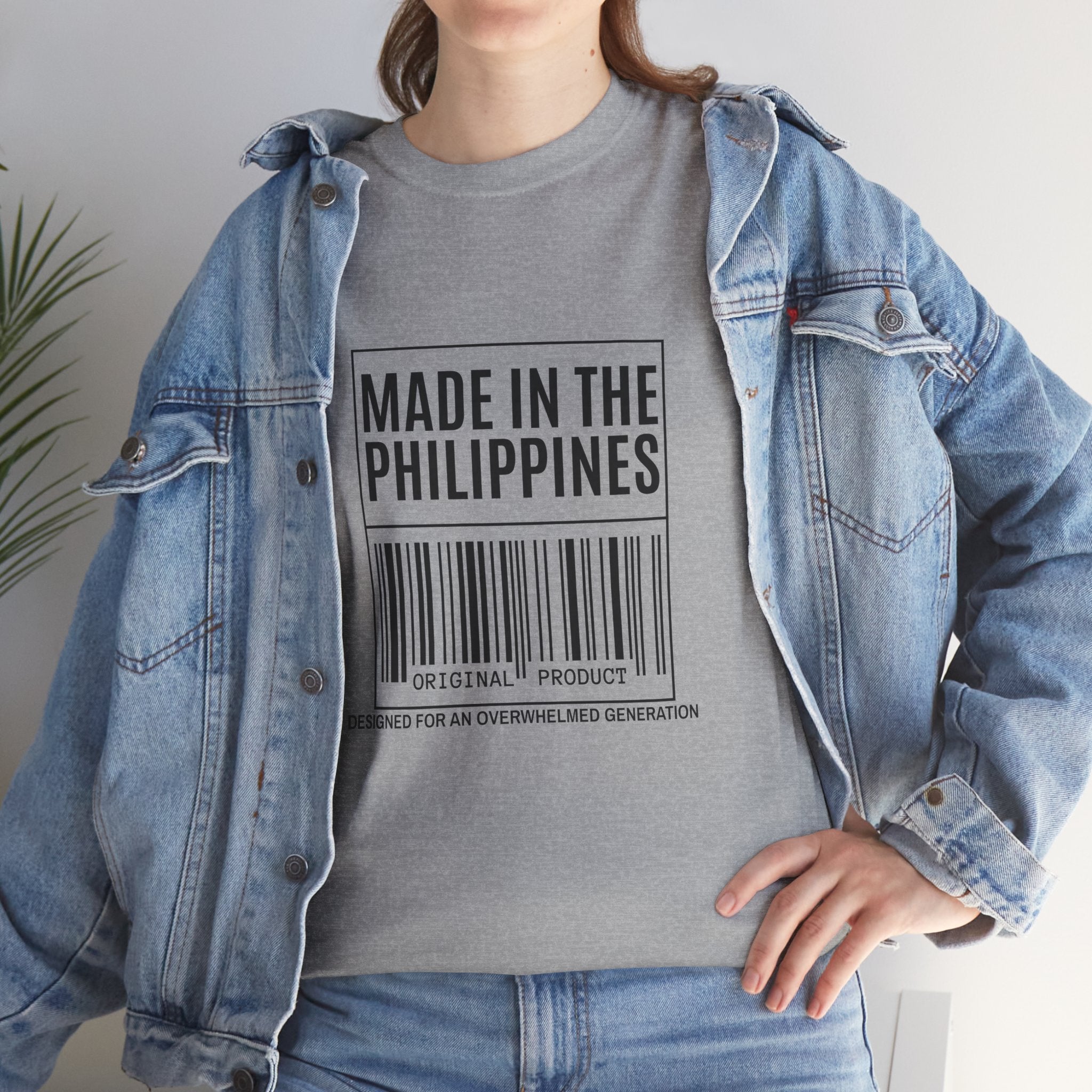 Made in the Philippines T‑Shirt — Barcode Heritage Tee