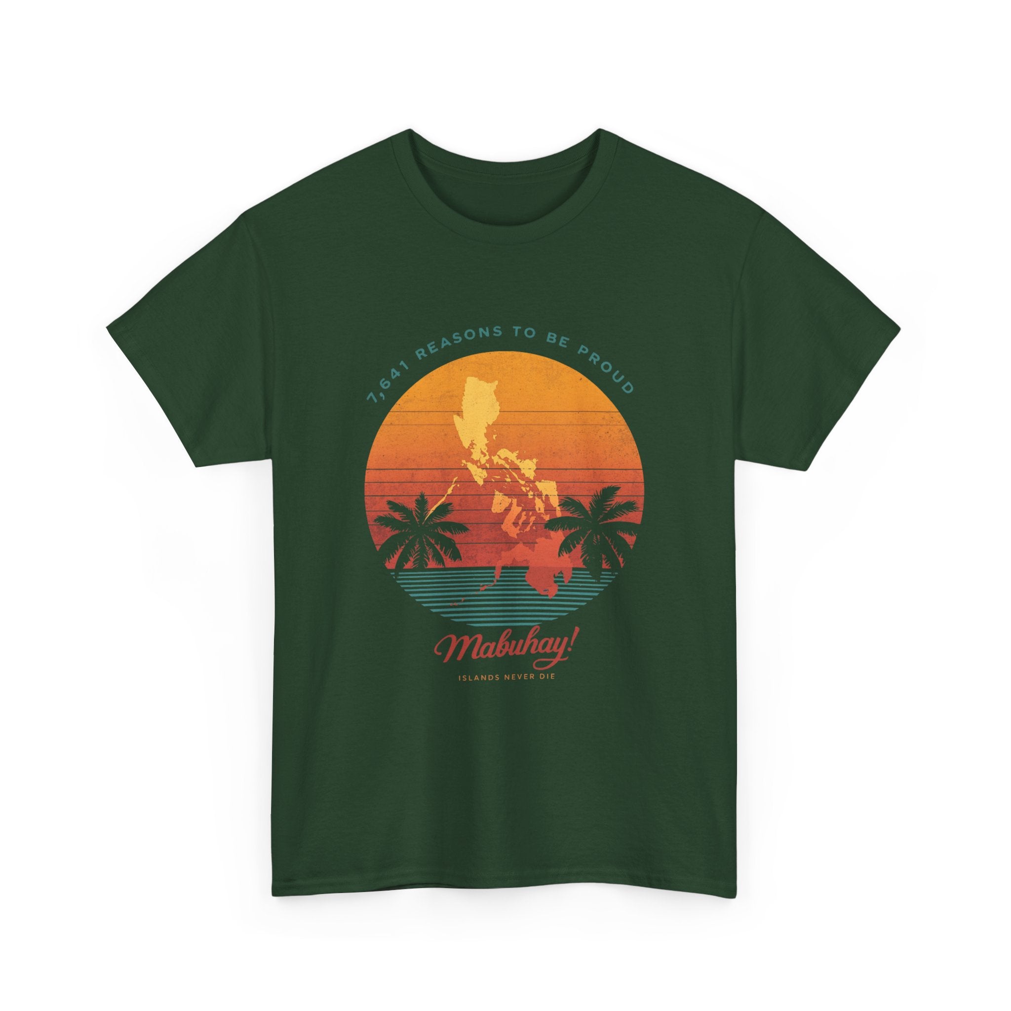 T-Shirt - 'Mabuhay' Tropical Sunset Philippines Pride Tee