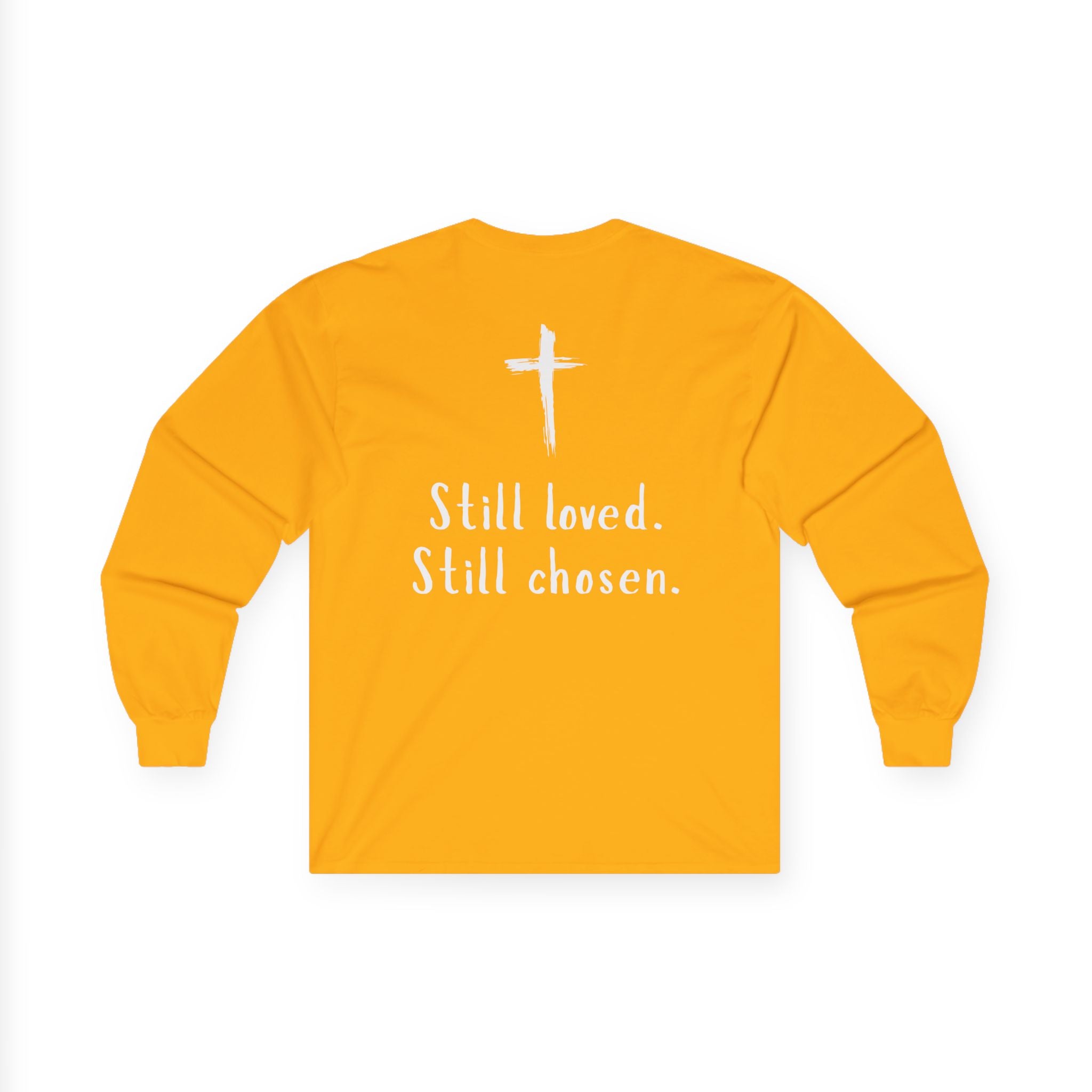 Not Perfect But Forgiven Long Sleeve Tee — Christian Faith Graphic Shirt