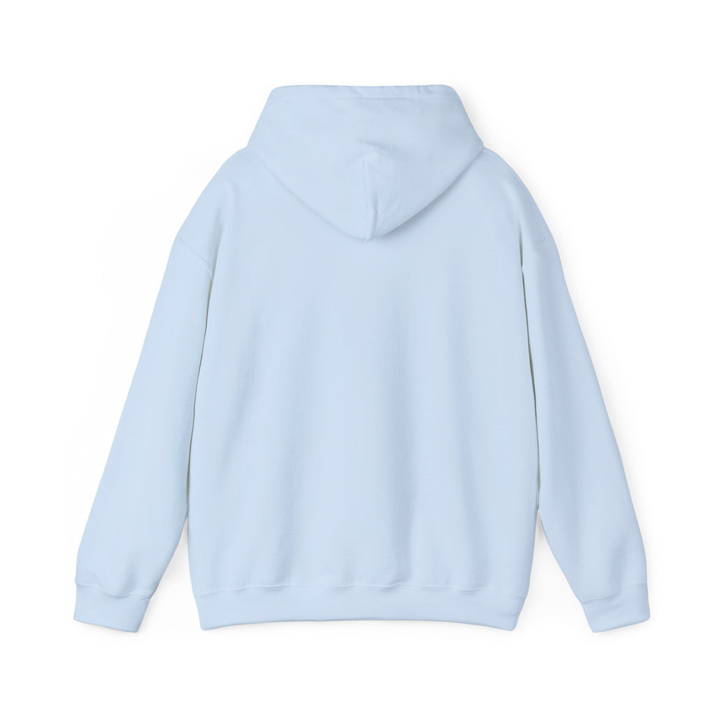 Hoodie "One Faith One Family One Praise" Minimal Heartbeat Faith Script - White Pullover