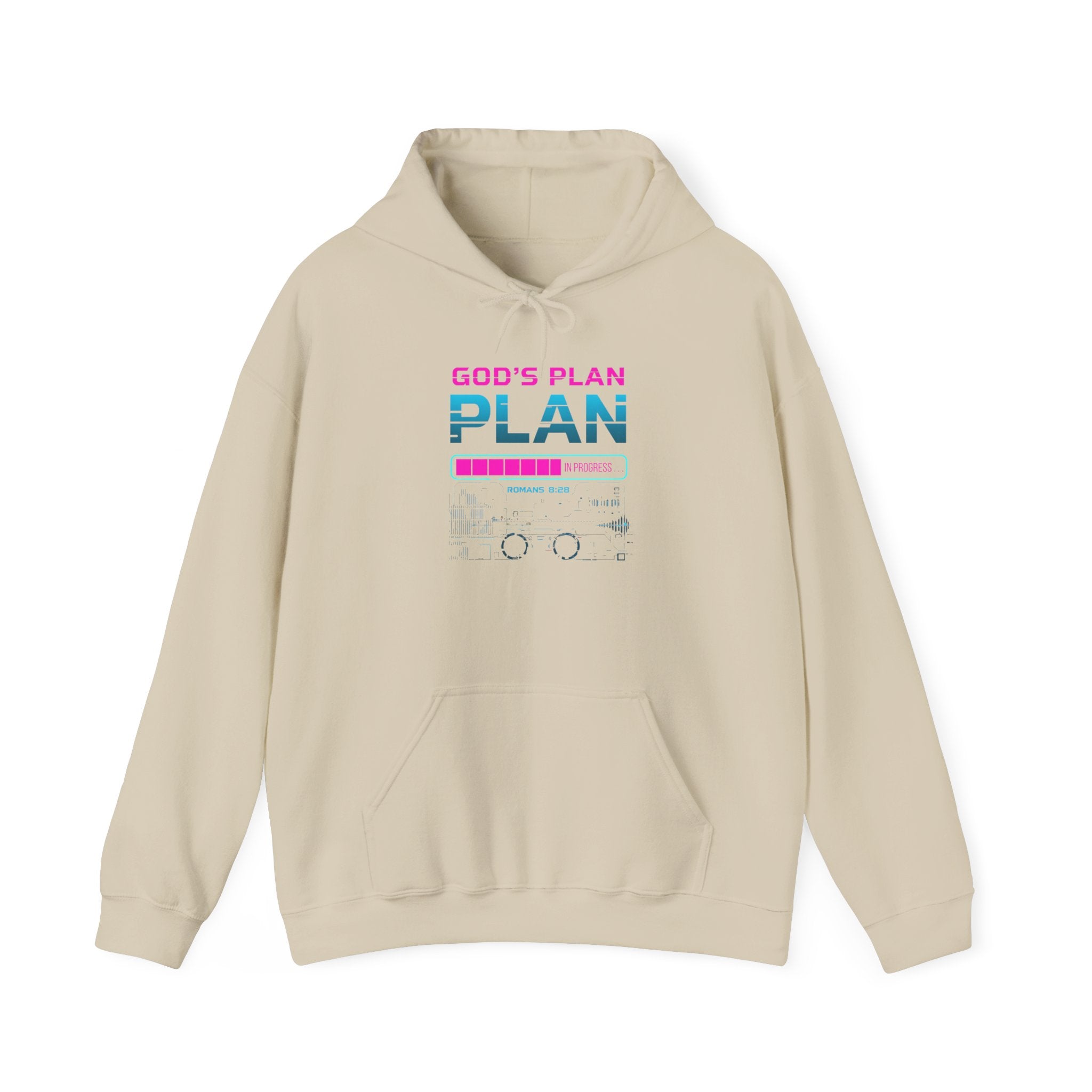 God's Plan Hoodie — Faith-Inspired Retro Graphic Sweatshirt