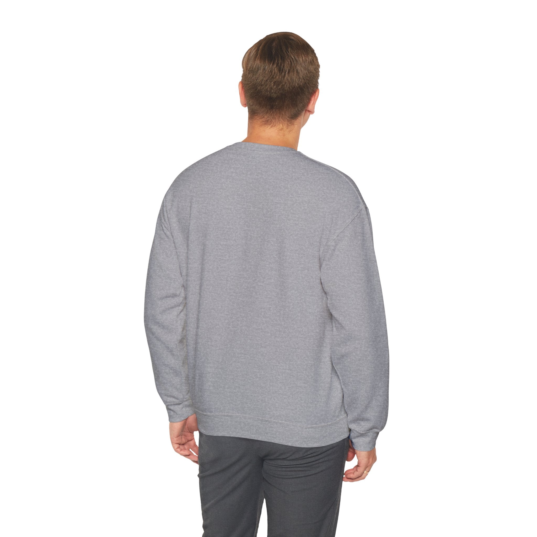 Christian Crewneck Sweatshirt "Heavenly Crafted" Fingerprint Pullover, Psalm 139 Identity Apparel, Unique Faith Graphic Sweatshirt
