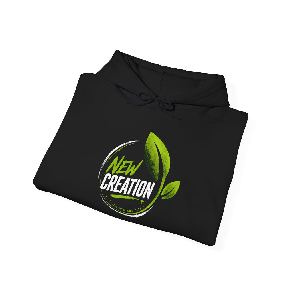 New Creation Hoodie - Christian Faith Renewal Graphic Sweatshirt