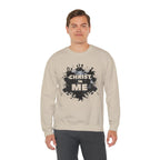 Christian Crewneck Sweatshirt "Christ in Me" Pullover, Galatians 2:20 Apparel, Inspirational Religious Graphic Sweatshirt