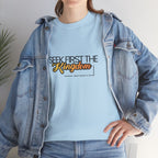 Seek First the Kingdom Tee — Christian Faith Graphic T-Shirt (Matthew 6:33)