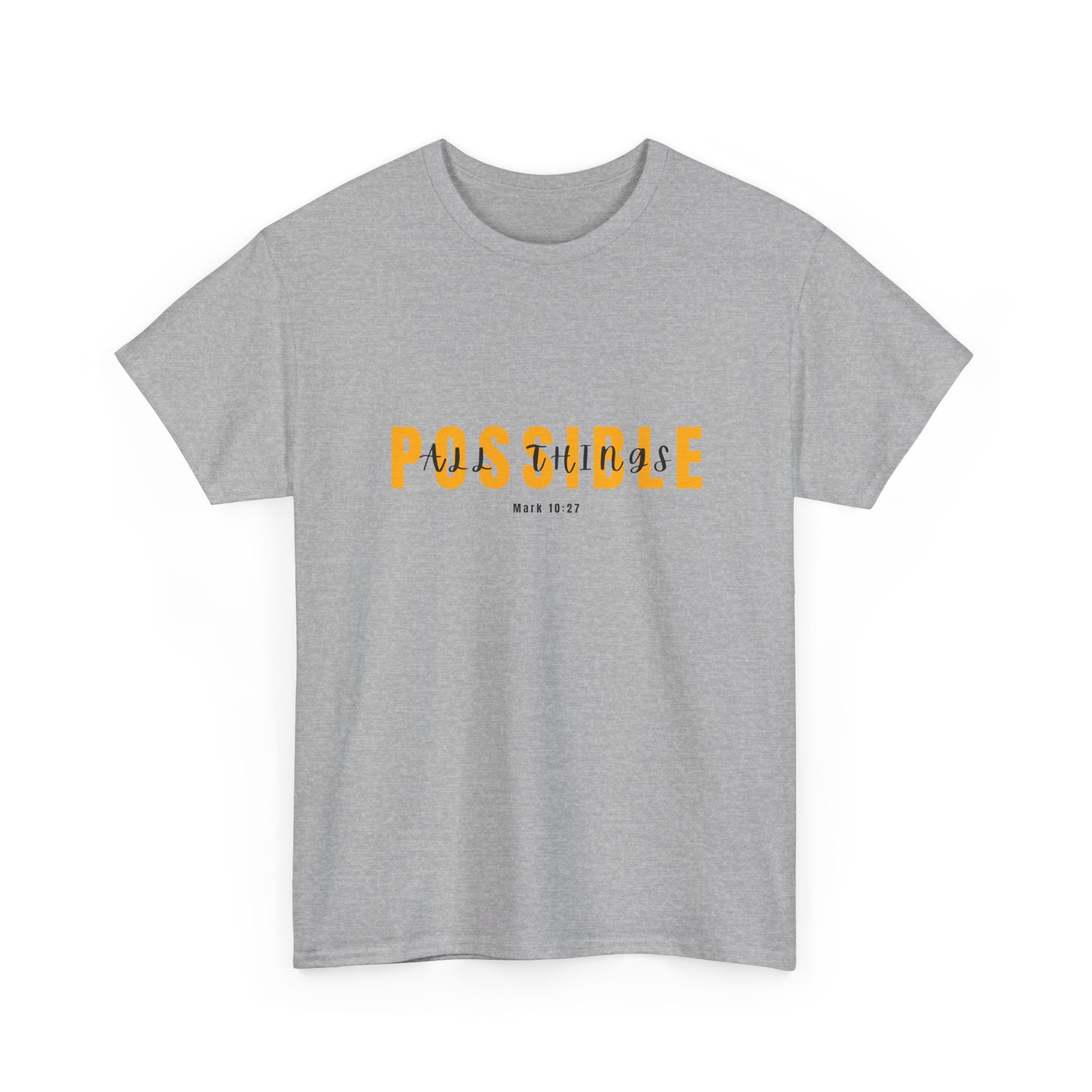 Possible T-Shirt — Inspirational "Possible" Graphic Tee (Optimism, Motivational Quote)