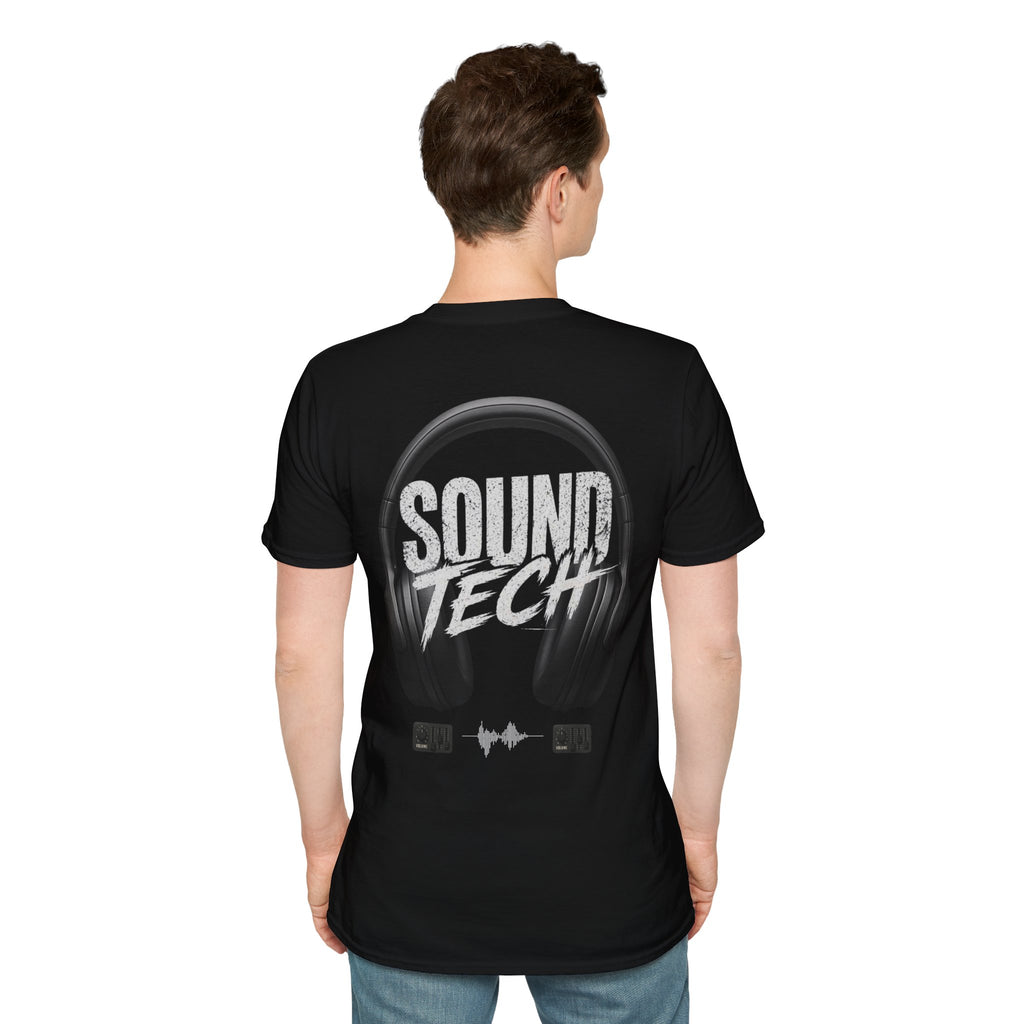 Sound Tech T‑Shirt — Minimalist Crew Neck Tee