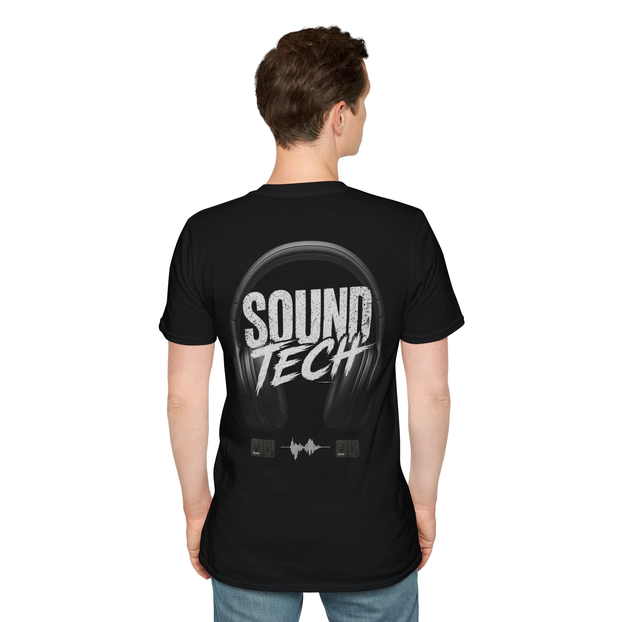 Sound Tech T‑Shirt — Minimalist Crew Neck Tee