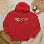 Seek First the Kingdom Hoodie - Christian Faith Scripture Sweatshirt (Matthew 6:33)
