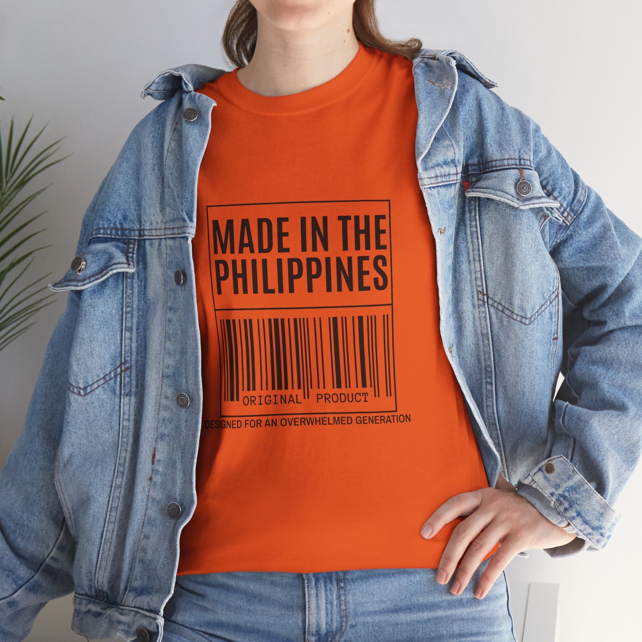 Made in the Philippines T‑Shirt — Barcode Heritage Tee