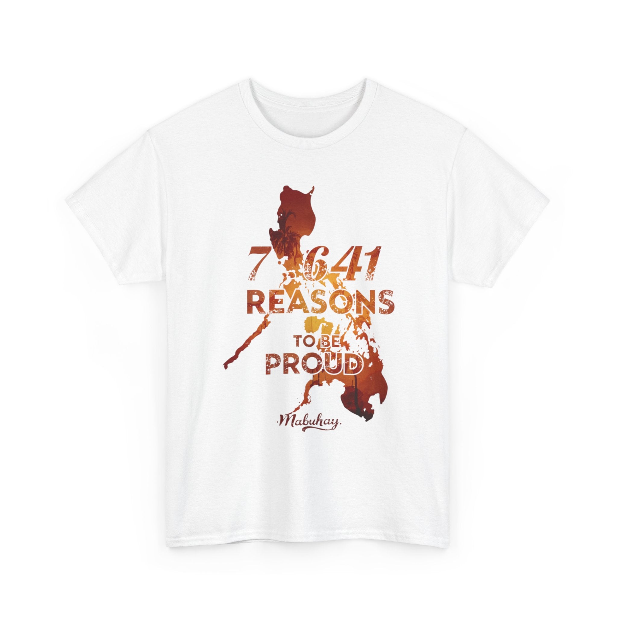 Philippines Pride Tee — "7,641 Reasons to Be Proud" Map Graphic