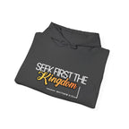 Seek First the Kingdom Hoodie - Christian Faith Scripture Sweatshirt (Matthew 6:33)