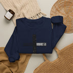 Christian Crewneck Sweatshirt "Salvation" Romans 5:8 Pullover, Jesus Cross Apparel, Faith Grace Graphic Sweatshirt