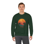 Filipino Crewneck Sweatshirt "Proud to Be Pinoy" Retro Sunset Pullover, Philippines Pride Apparel, Heritage Graphic Sweatshirt