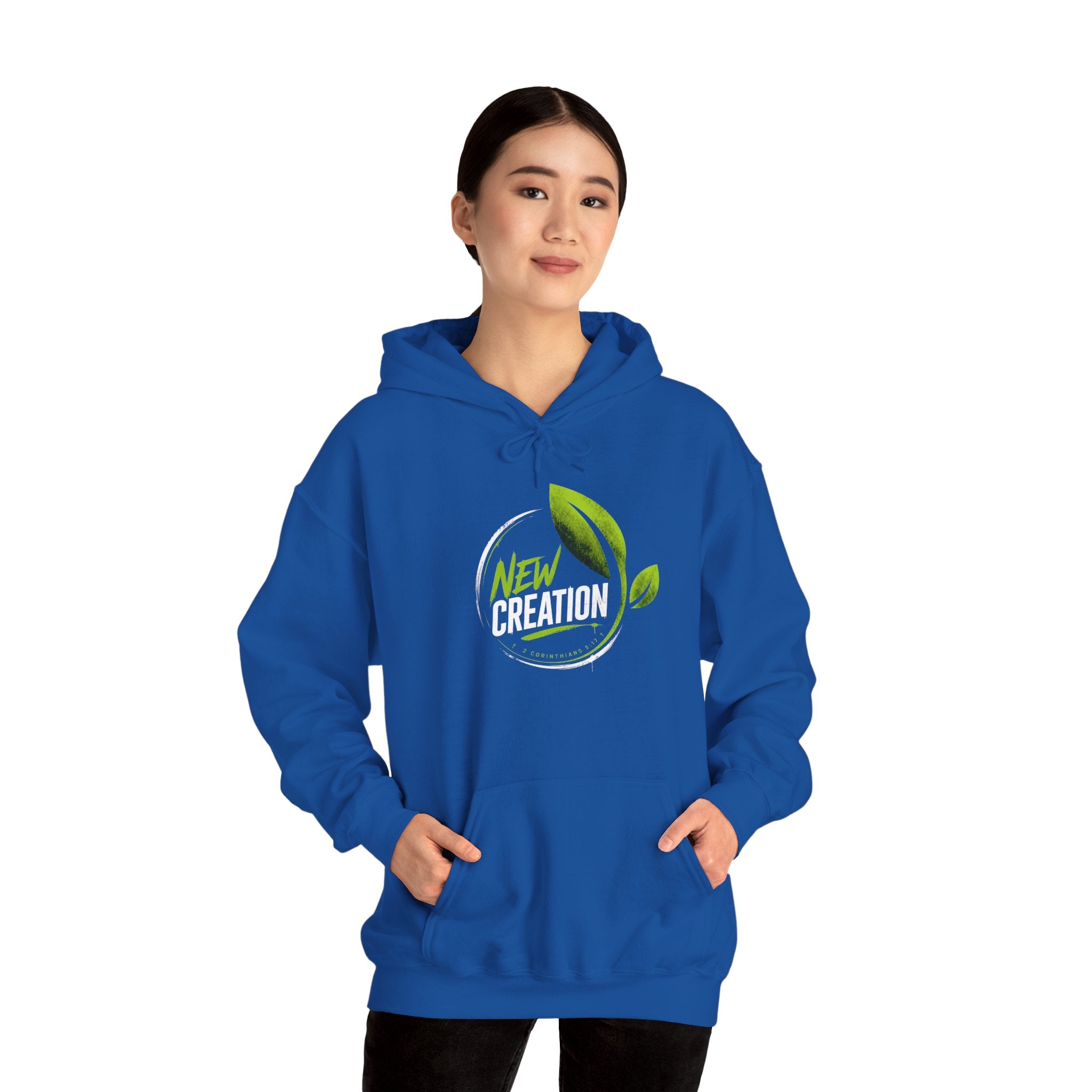 New Creation Hoodie - Christian Faith Renewal Graphic Sweatshirt