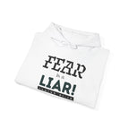 Fear Is a Liar Hoodie — Inspirational Christian Faith Sweatshirt