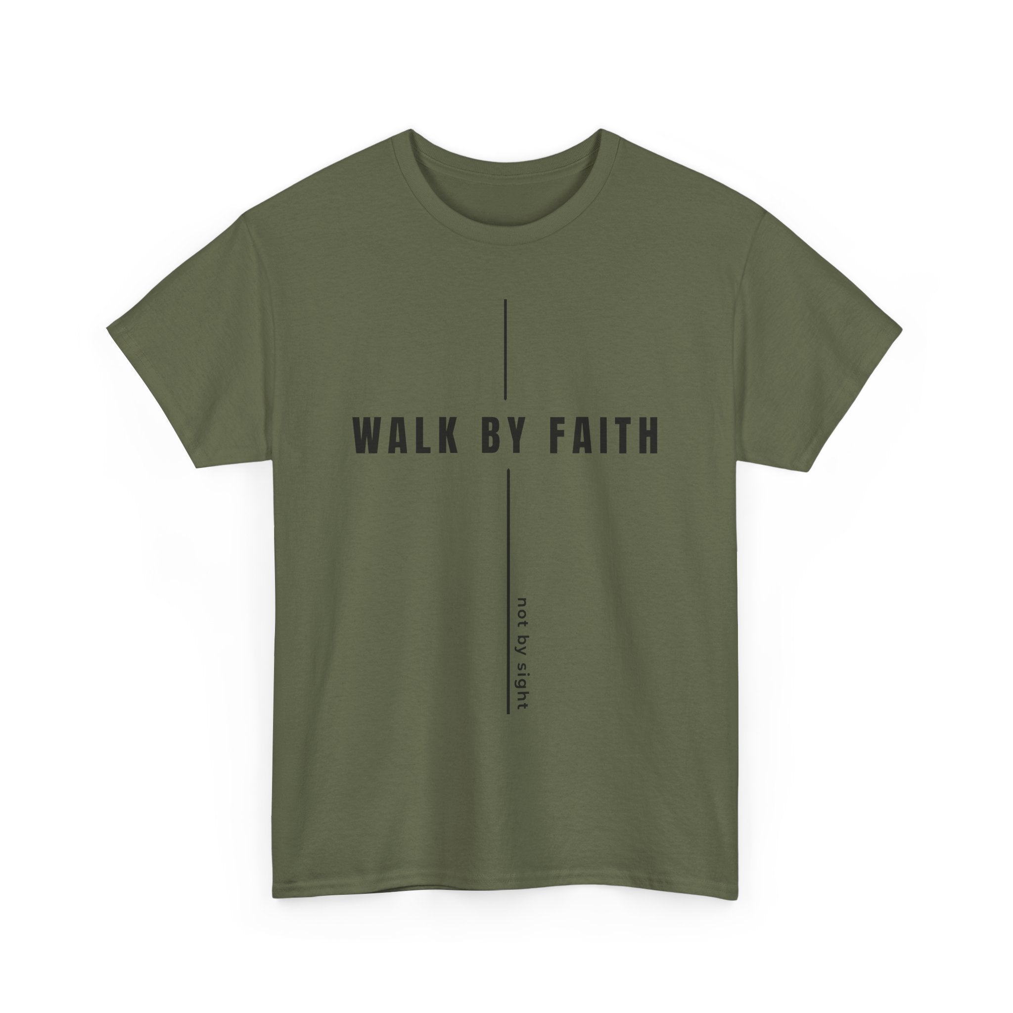 Christian 'Walk By Faith' Tee — Inspirational Faith T-Shirt