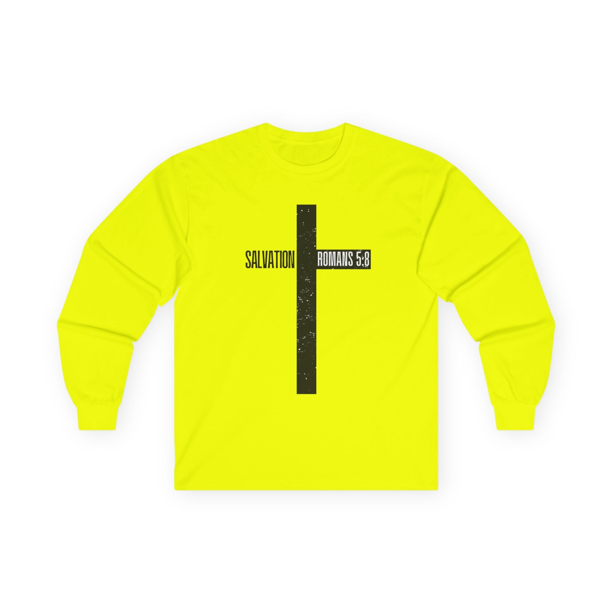 Salvation Romans 5:8 Cross Long Sleeve Tee