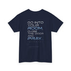Christian 'Offline' Tee — Back Print: "Go Into Your Room, Close the Door and Pray"