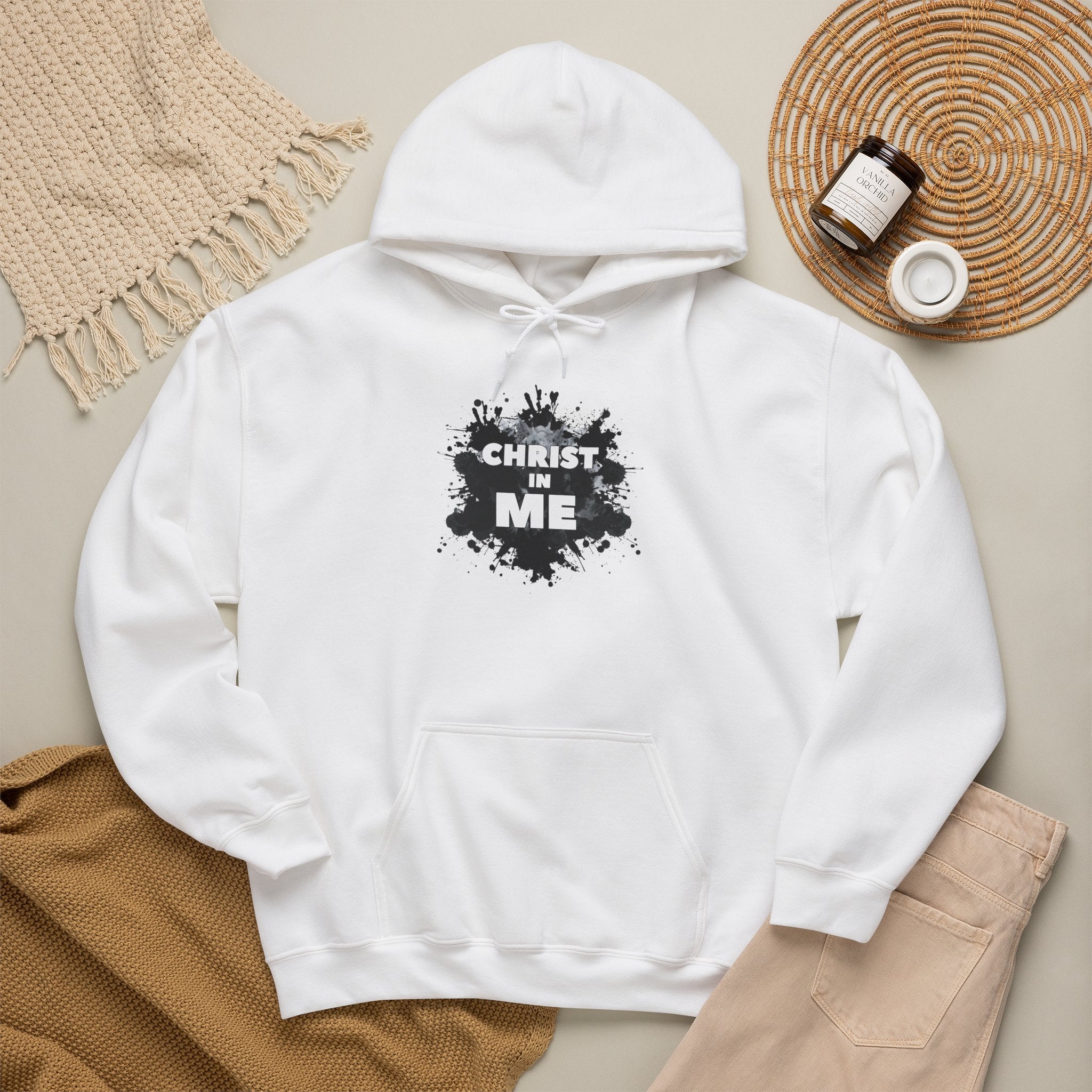 Christ in Me Hoodie — Christian Faith Graphic Pullover