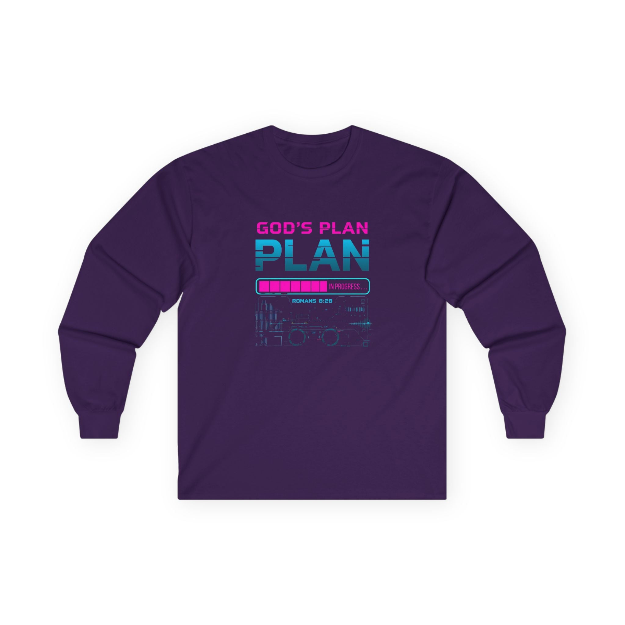 God's Plan Retro Graphic Long Sleeve Tee