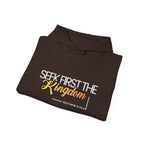 Seek First the Kingdom Hoodie - Christian Faith Scripture Sweatshirt (Matthew 6:33)