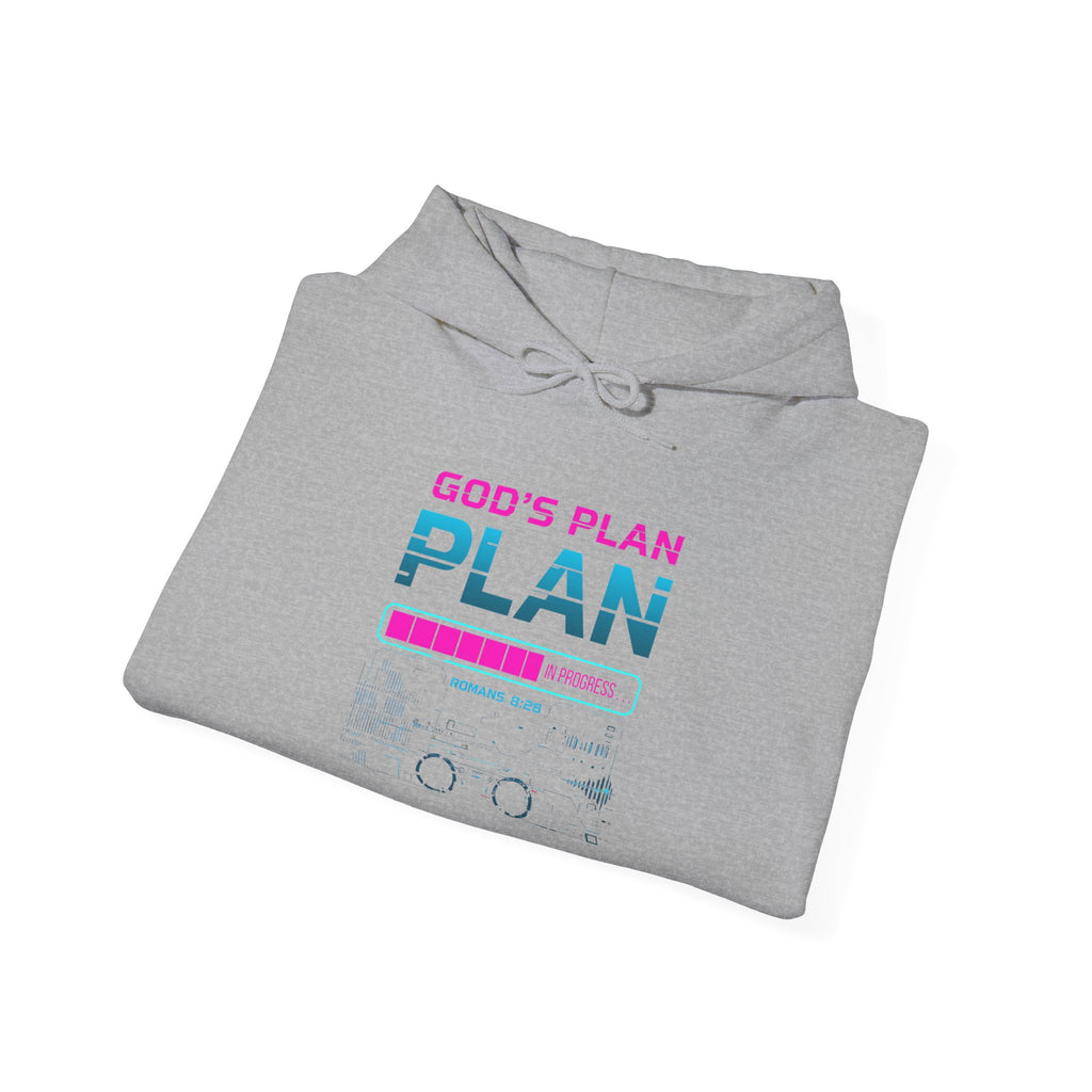 God's Plan Hoodie — Faith-Inspired Retro Graphic Sweatshirt