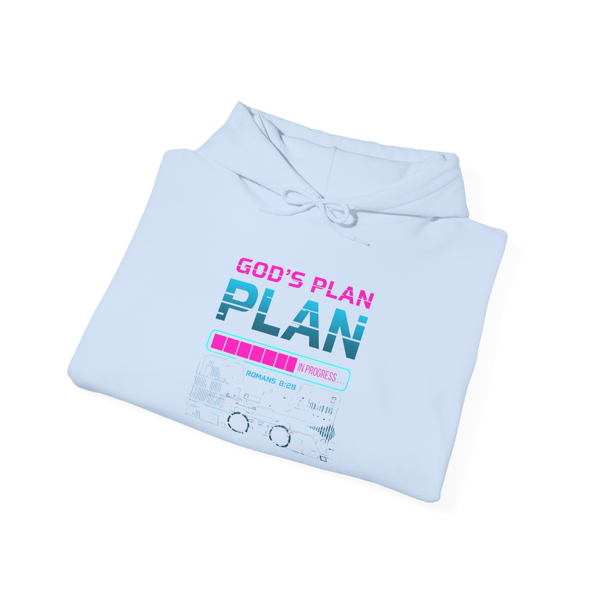 God's Plan Hoodie — Faith-Inspired Retro Graphic Sweatshirt