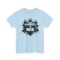 Christian 'Christ in Me' Graphic Tee — Faith-Based Splash Design