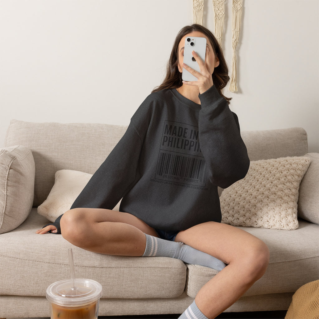 Made in the Philippines Sweatshirt — Barcode Pride Crewneck