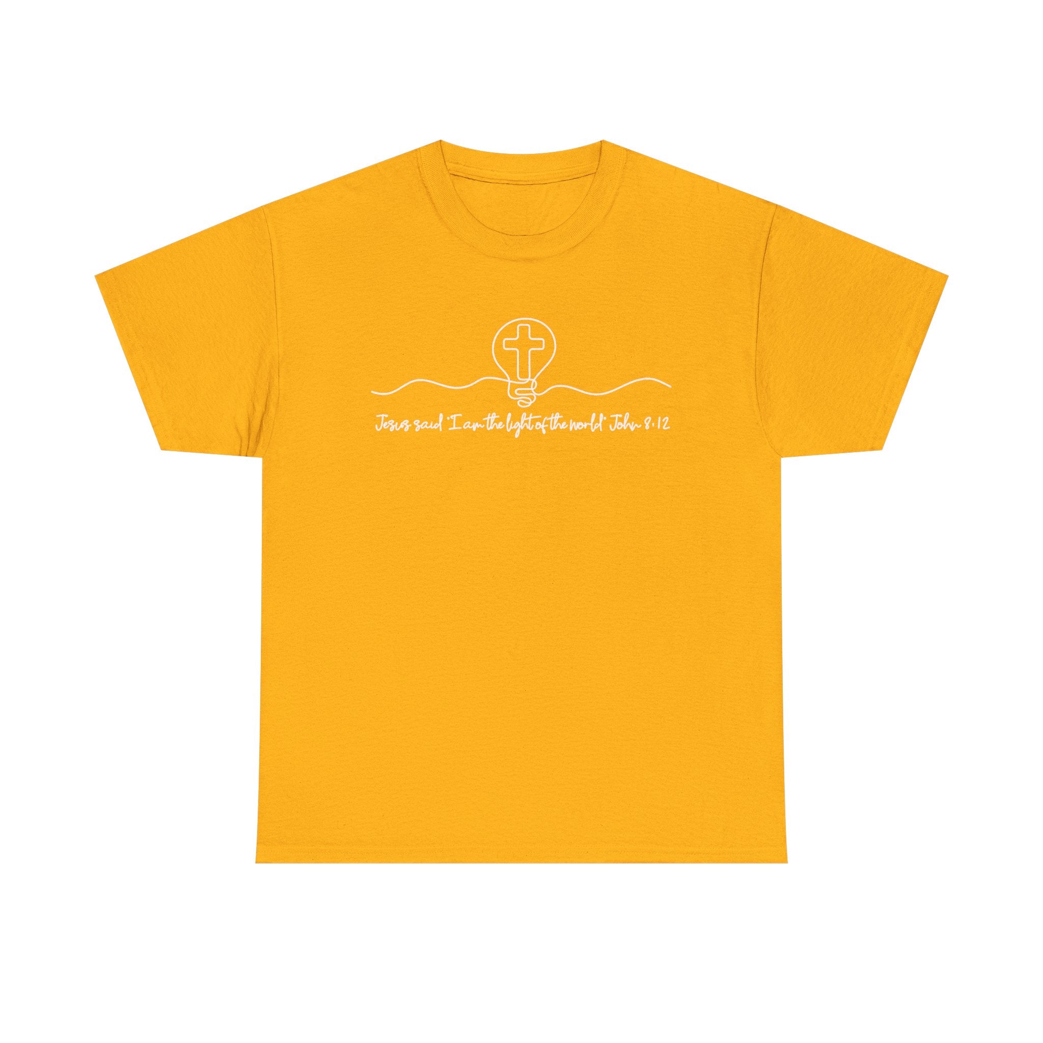 Christian Cross Graphic Tee — "Jesus and I Live By Faith" Inspirational Bible Verse Shirt