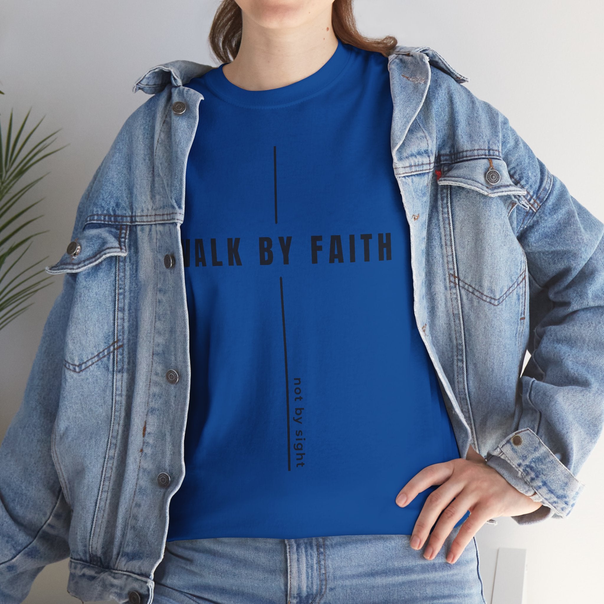 Christian 'Walk By Faith' Tee — Inspirational Faith T-Shirt