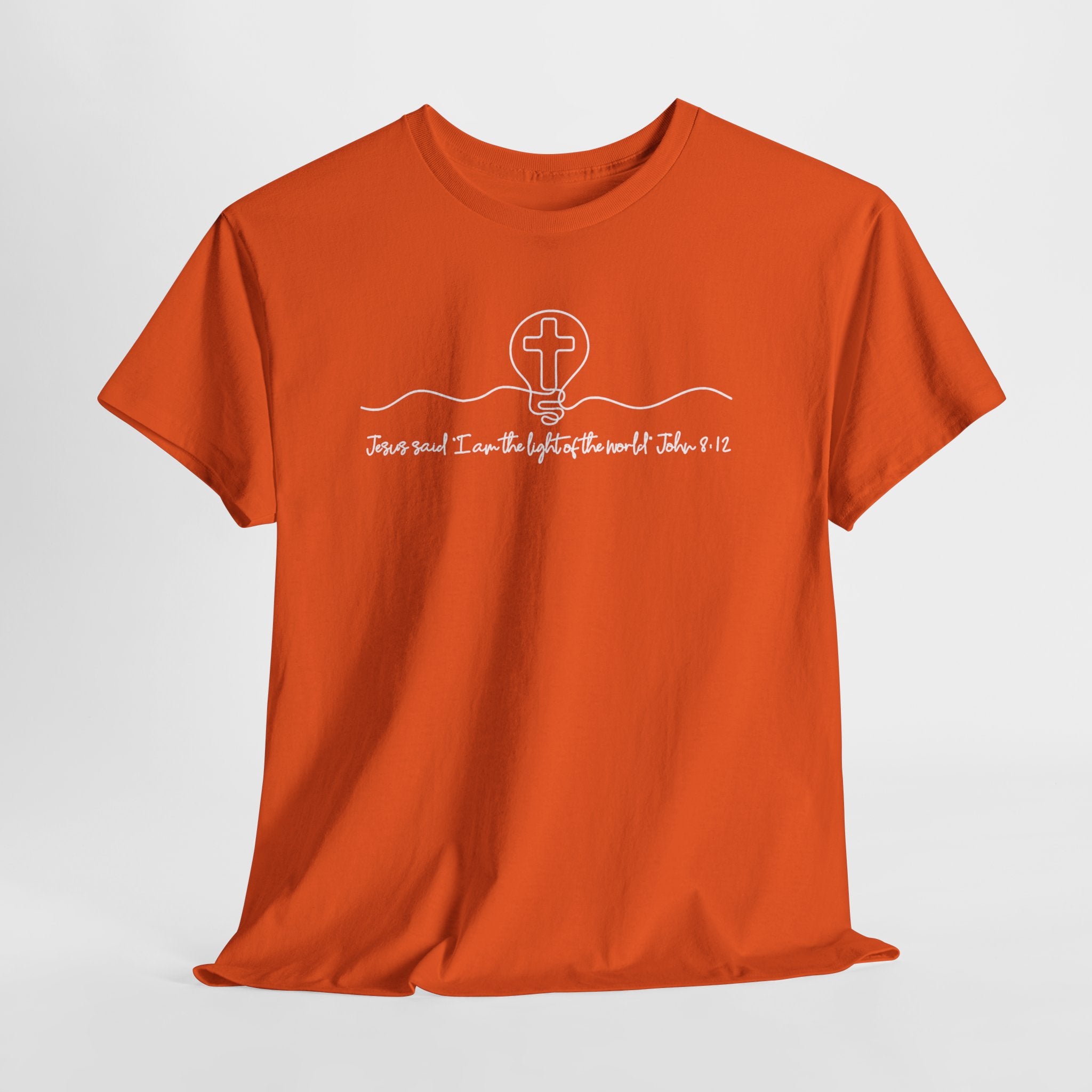 Christian Cross Graphic Tee — "Jesus and I Live By Faith" Inspirational Bible Verse Shirt
