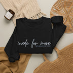 Christian Crewneck Sweatshirt "Made For More" Ephesians 2:10 Pullover, Inspirational Scripture Apparel, Faith Graphic Sweatshirt