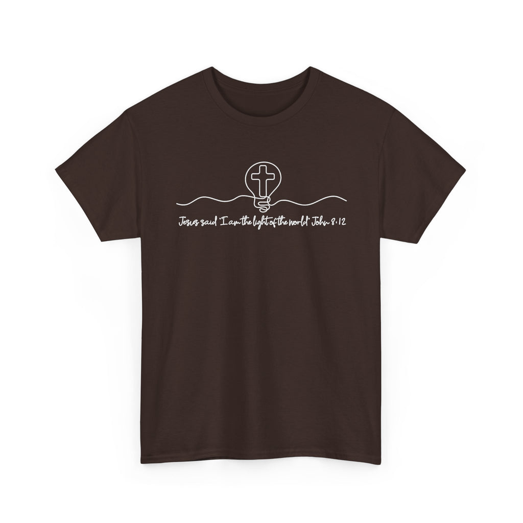 Christian Cross Graphic Tee — "Jesus and I Live By Faith" Inspirational Bible Verse Shirt