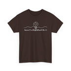 Christian Cross Graphic Tee — "Jesus and I Live By Faith" Inspirational Bible Verse Shirt