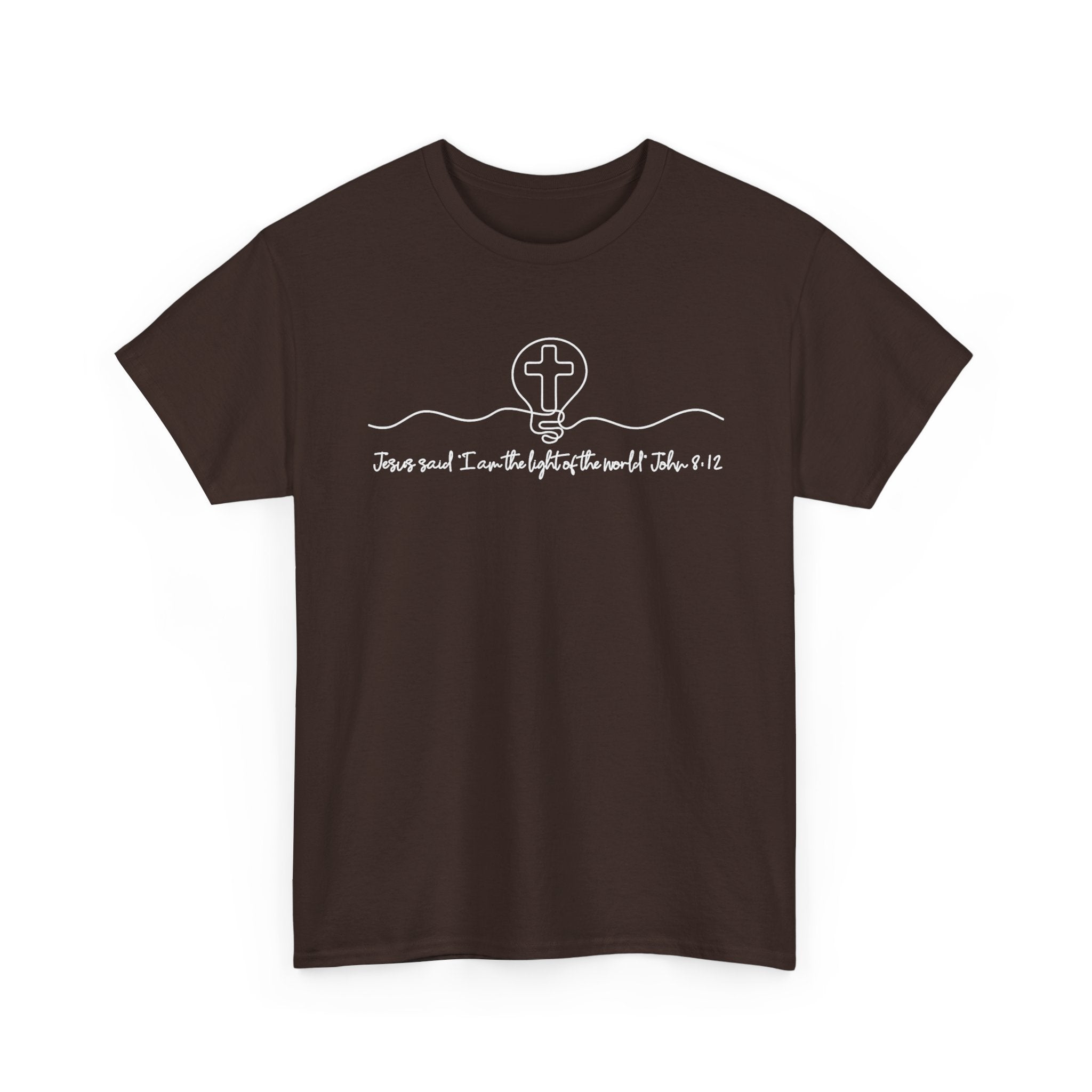 Christian Cross Graphic Tee — "Jesus and I Live By Faith" Inspirational Bible Verse Shirt