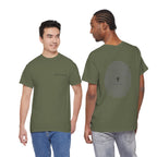 Fingerprint Graphic Tee — Minimalist Identity T‑Shirt