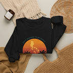 Filipino Crewneck Sweatshirt "Proud to Be Pinoy" Retro Sunset Pullover, Philippines Pride Apparel, Heritage Graphic Sweatshirt