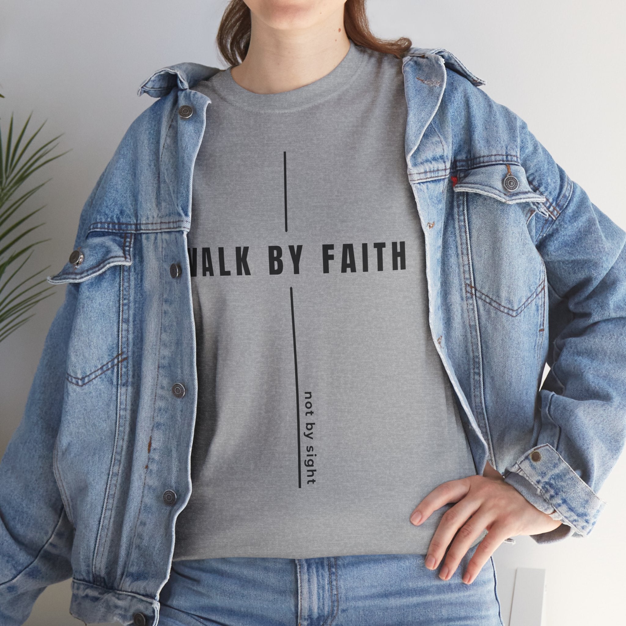 Christian 'Walk By Faith' Tee — Inspirational Faith T-Shirt