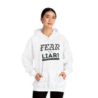 Fear Is a Liar Hoodie — Inspirational Christian Faith Sweatshirt