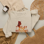 Philippines Map '7,641 Reasons to Be Proud Pinoy' Crewneck Sweatshirt