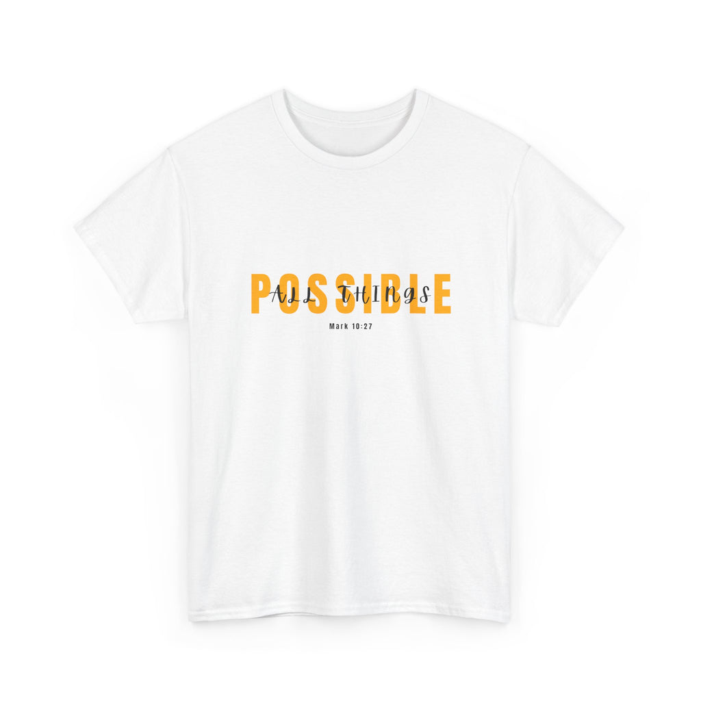 Possible T-Shirt — Inspirational "Possible" Graphic Tee (Optimism, Motivational Quote)